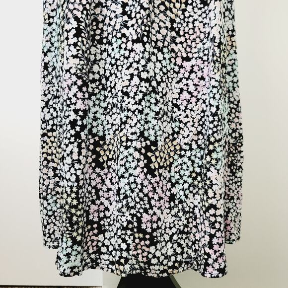 To Be Spoiled NWT Floral Side Slit Midi Maxi Dress - Sundress Sz XL - Picture 8 of 14